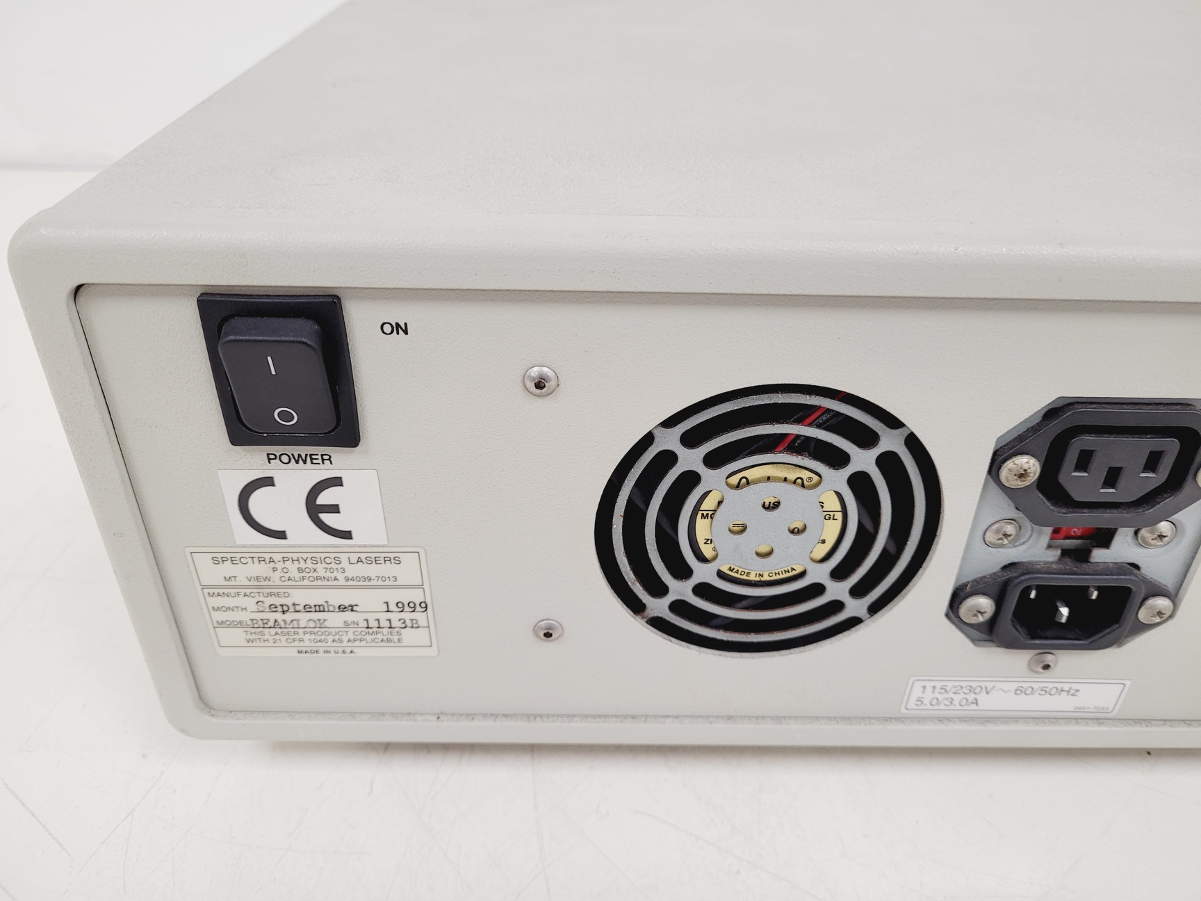 Image of Spectra-Physics Quanta-Ray Laser  Model - P190-10 with Power Supply & Controller