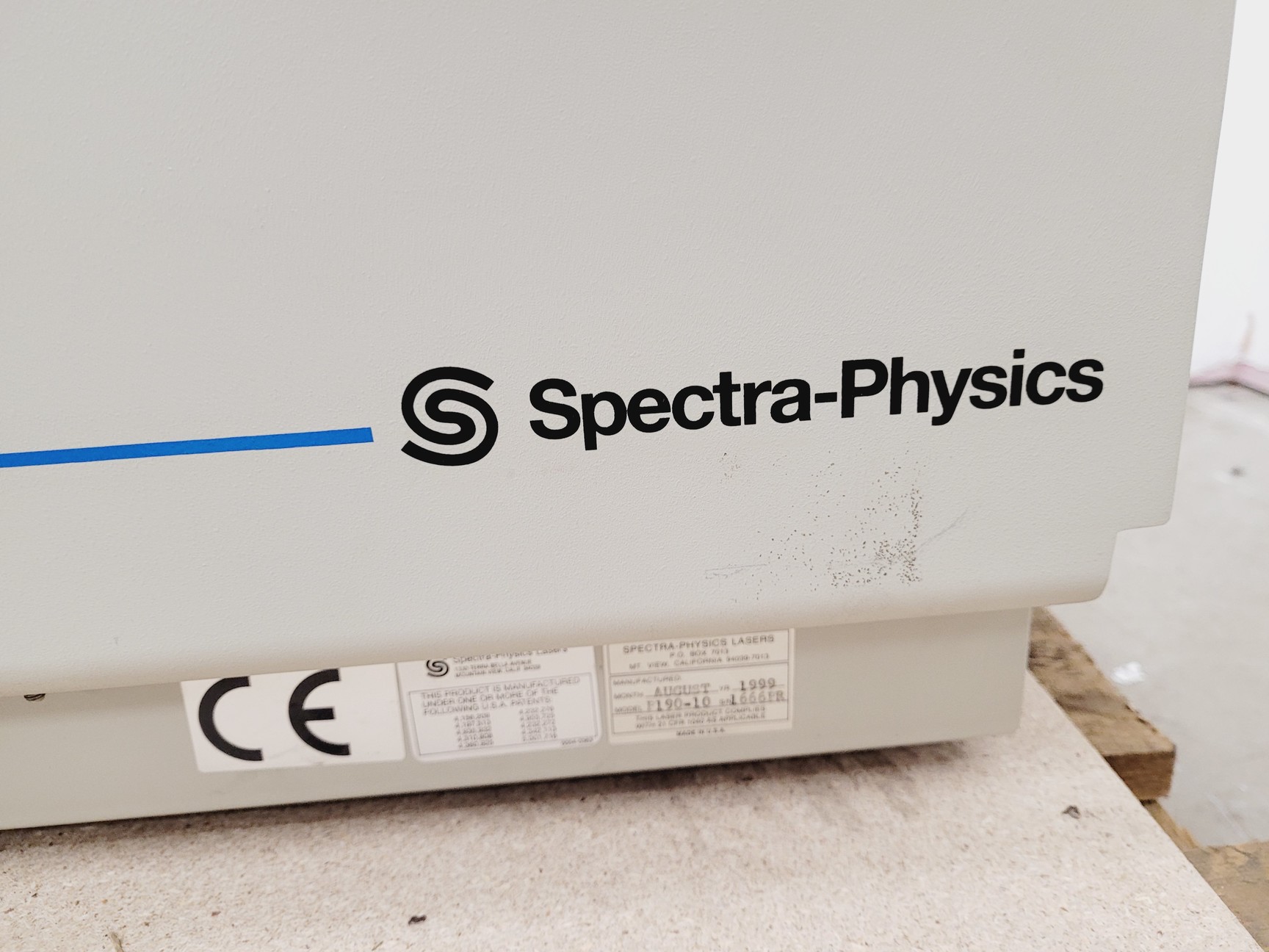 Image of Spectra-Physics Quanta-Ray Laser  Model - P190-10 with Power Supply & Controller