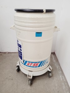 Image of GT 55 Liquid Nitrogen Dewar with 6 x Storage Racks Lab