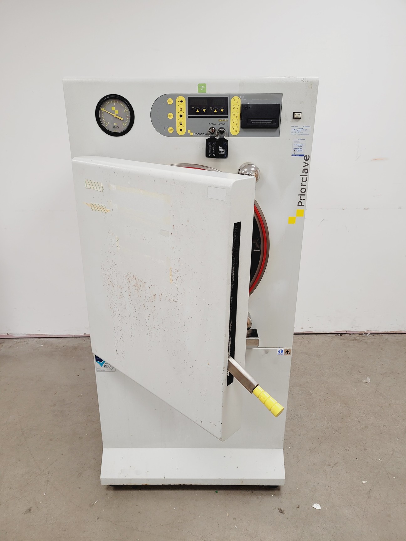 Image of  Priorclave Tactrol 2 PS/QCS/EH150  Laboratory Autoclave Lab