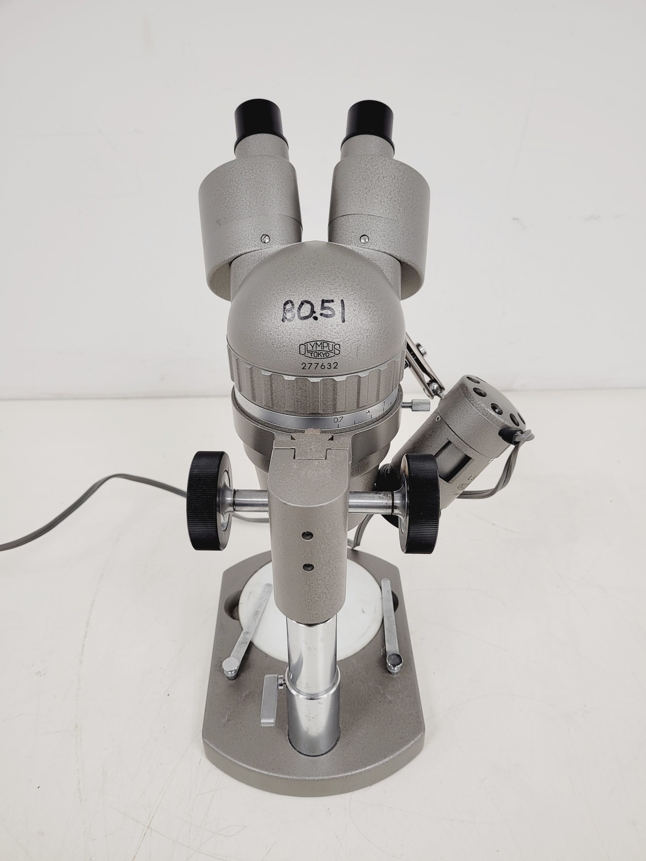 Image of Olympus SZ Stereo Zoom Microscope & LSG Lamp Power Supply Lab