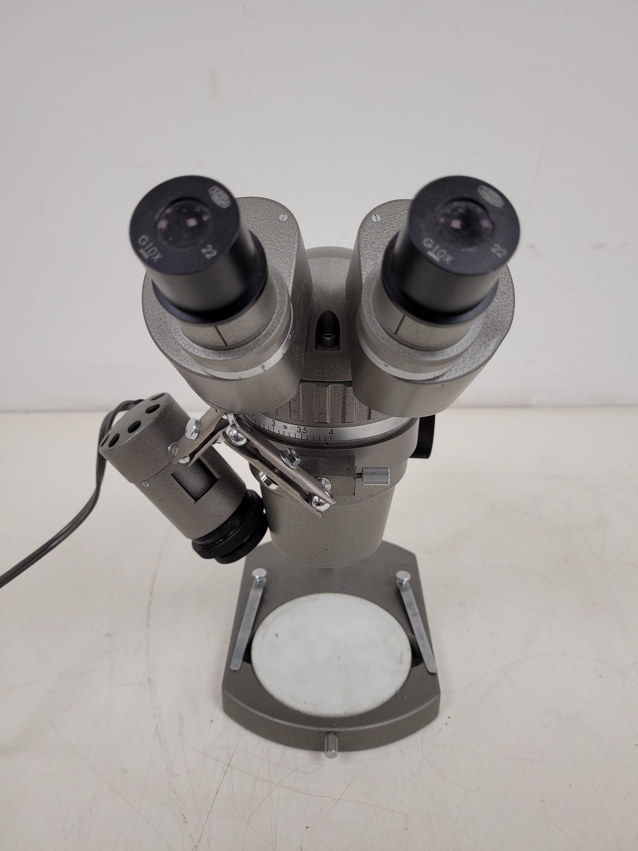 Image of Olympus SZ Stereo Zoom Microscope & LSG Lamp Power Supply Lab