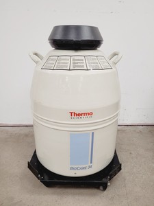Thumbnail image of Thermo Scientific BioCane 34  Model - 808 Liquid Nitrogen Dewar Lab