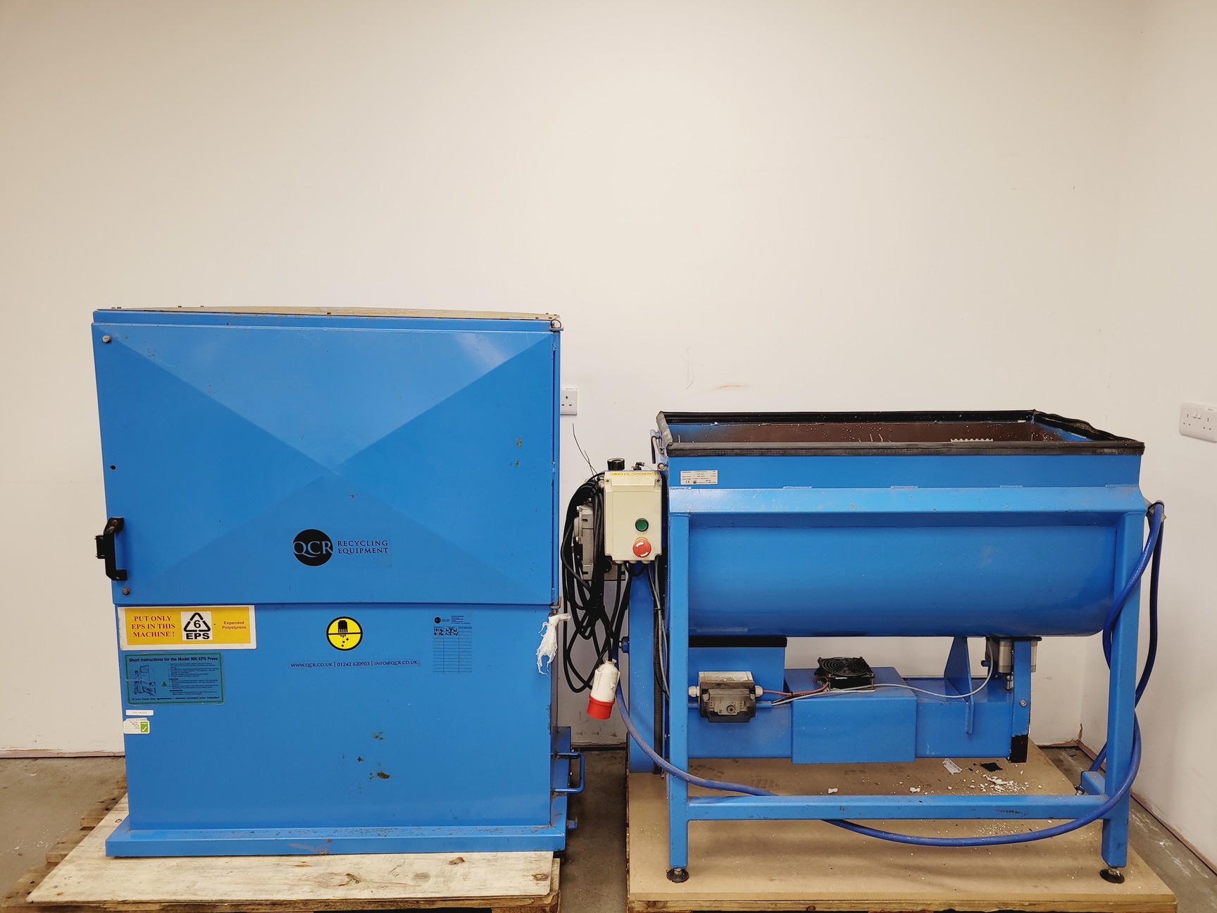 Image of Mil-Tek Polystyrene Compactor  Model - EPS 900 & MT-1 Compressor