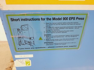 Thumbnail image of Mil-Tek Polystyrene Compactor  Model - EPS 900 & MT-1 Compressor