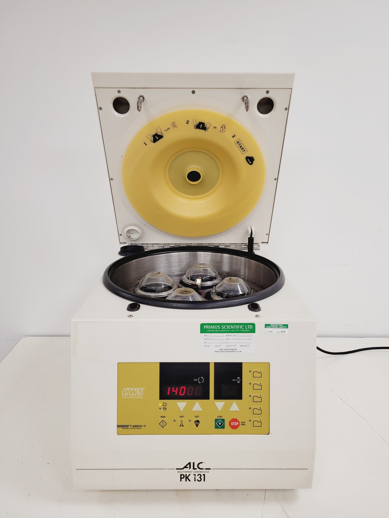 Image of ALC Multispeed Centrifuge  Model - PK131 with 4300rpm Rotor & Accessories Lab