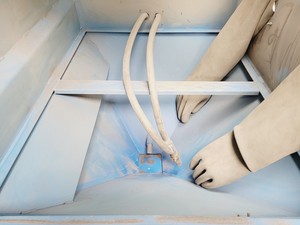 Thumbnail image of CBI Equipment Air Blast Shot Blaster Blasting Cabinet/Machine