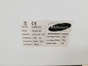 Thumbnail image of RS Biotech Ultra Low Temp Laboratory Freezer Model - Eclipse 600 Lab