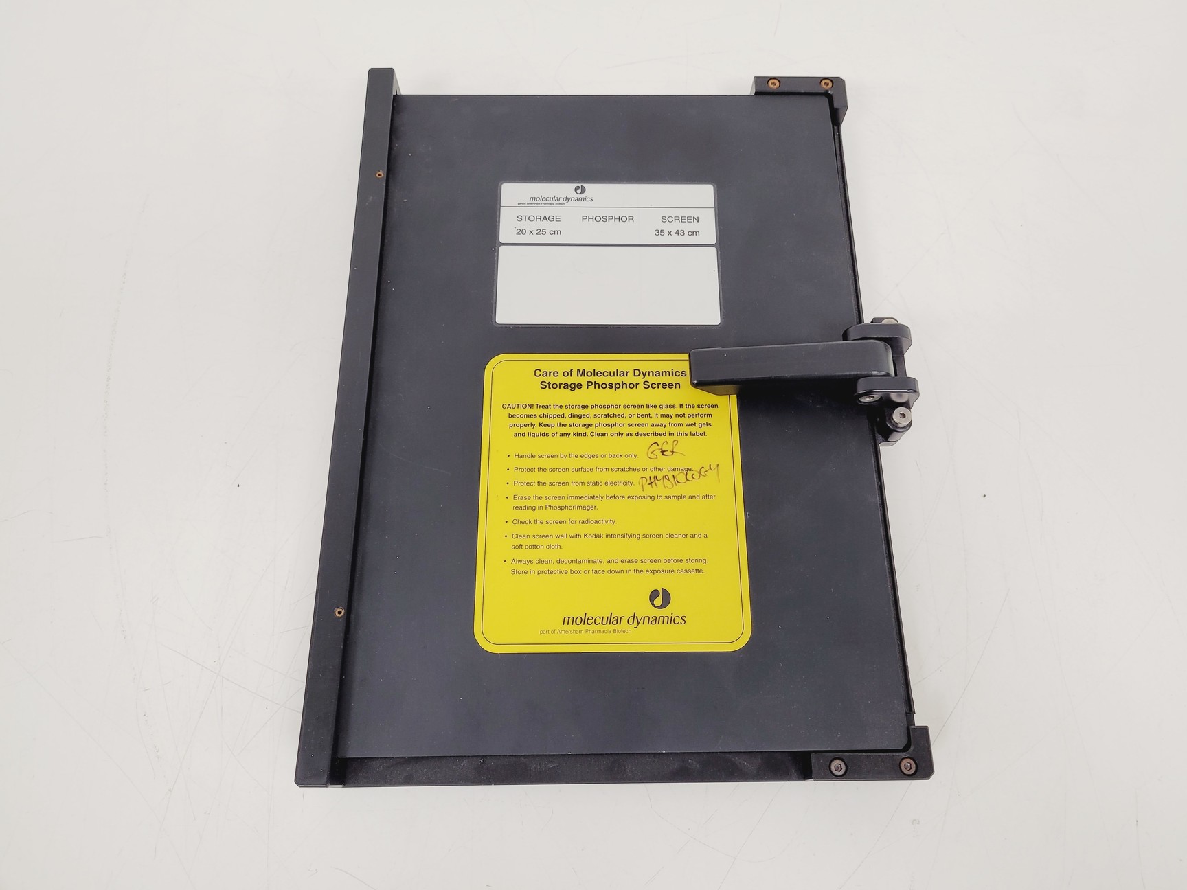 Image of Molecular Dynamics Storage Phosphor Screen Exposure Cassette 20x25cm - 35x43cm