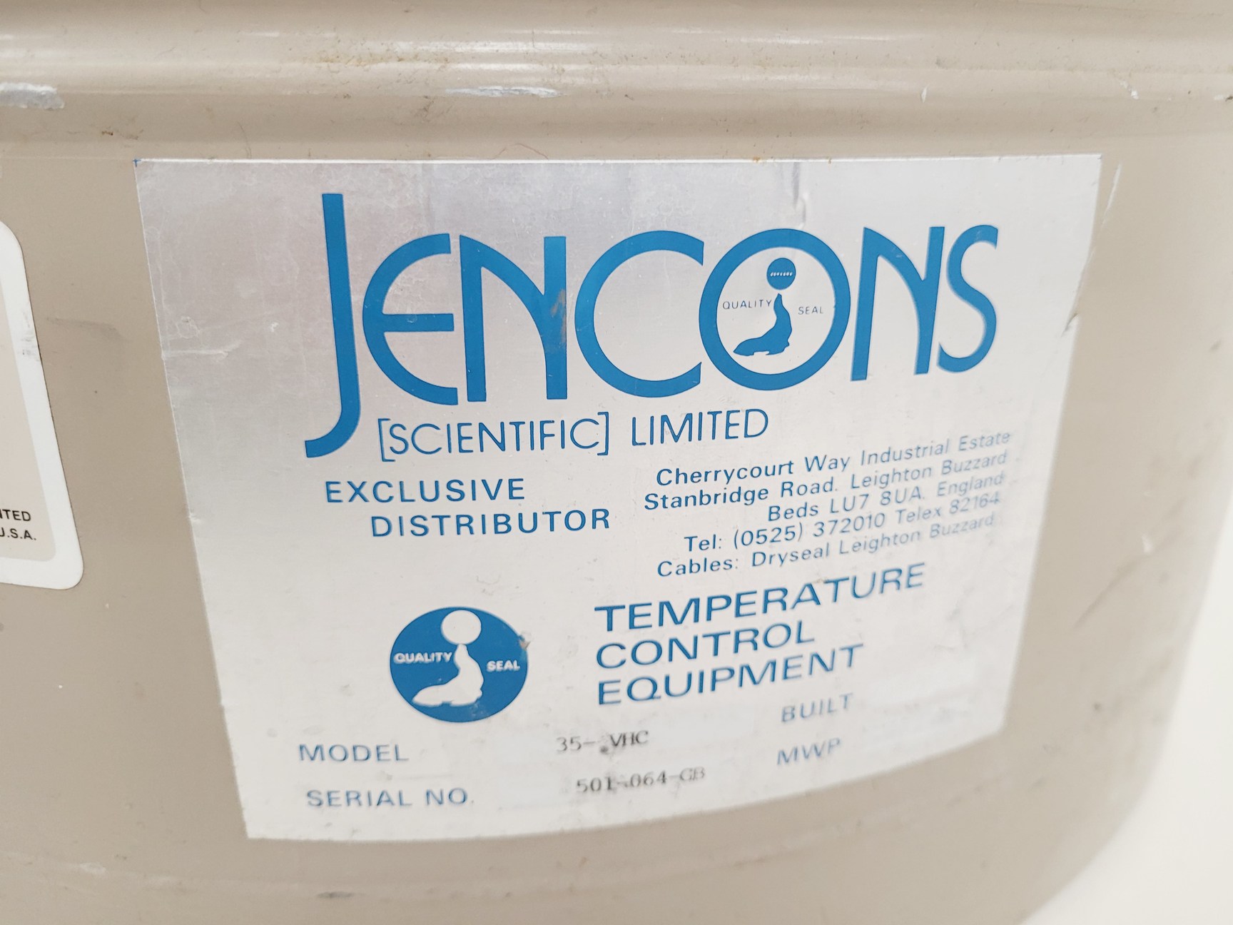 Image of Taylor Wharton/Jencons 35VHC Liquid Nitrogen Dewar Lab Spares/Repairs