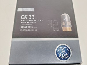 Thumbnail image of 3 x AKG CK33 Hypercardoid Condenser Microphone Capsules (modular)
