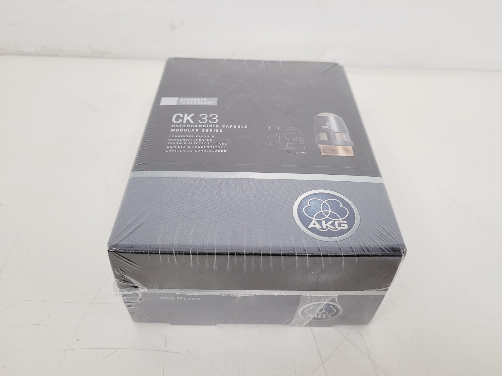 Image of 3 x AKG CK33 Hypercardoid Condenser Microphone Capsules (modular)