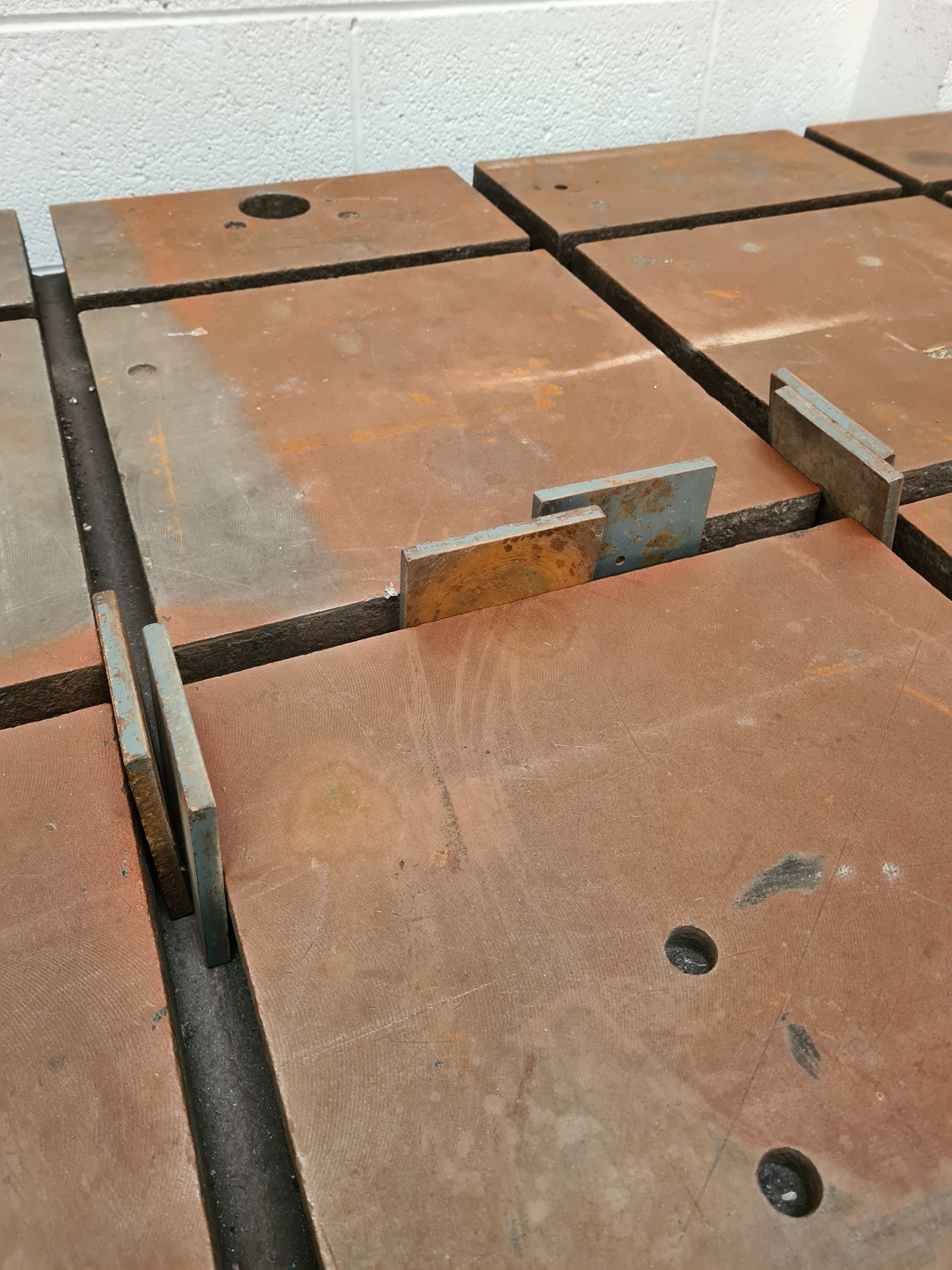 Image of Welding Fabrication Table Jig Large 2470x1250x800mm Metal Fabricators Workshop