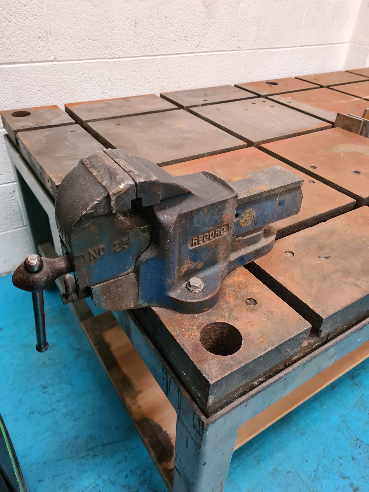 Image of Welding Fabrication Table Jig Large 2470x1250x800mm Metal Fabricators Workshop