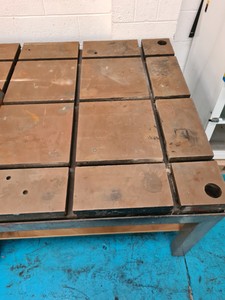 Thumbnail image of Welding Fabrication Table Jig Large 2470x1250x800mm Metal Fabricators Workshop