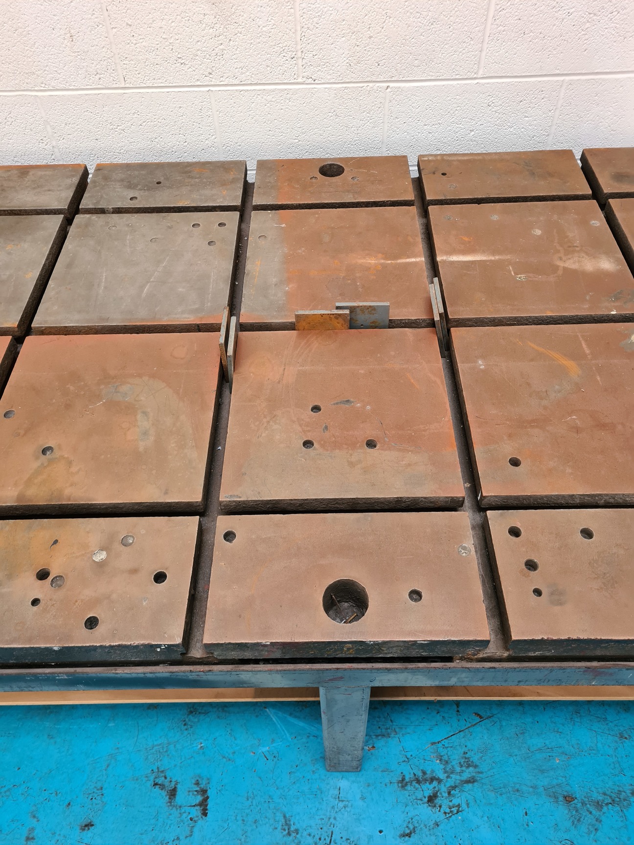 Image of Welding Fabrication Table Jig Large 2470x1250x800mm Metal Fabricators Workshop