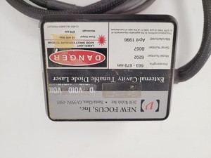 Thumbnail image of New Focus Laser Controller Model 6200 with External Cavity Tunable Diode Laser 