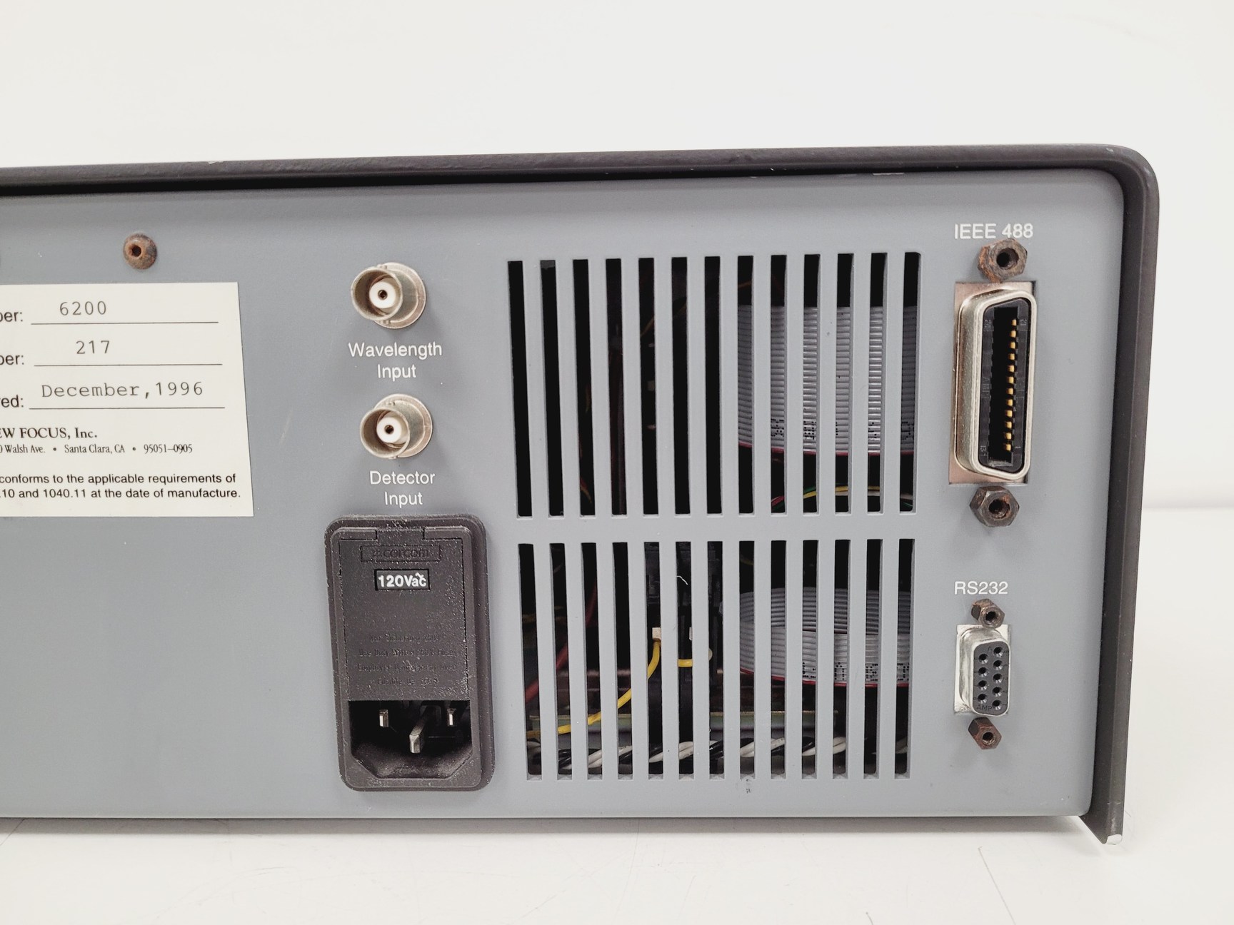 Image of New Focus Laser Controller Model 6200 with External Cavity Tunable Diode Laser 