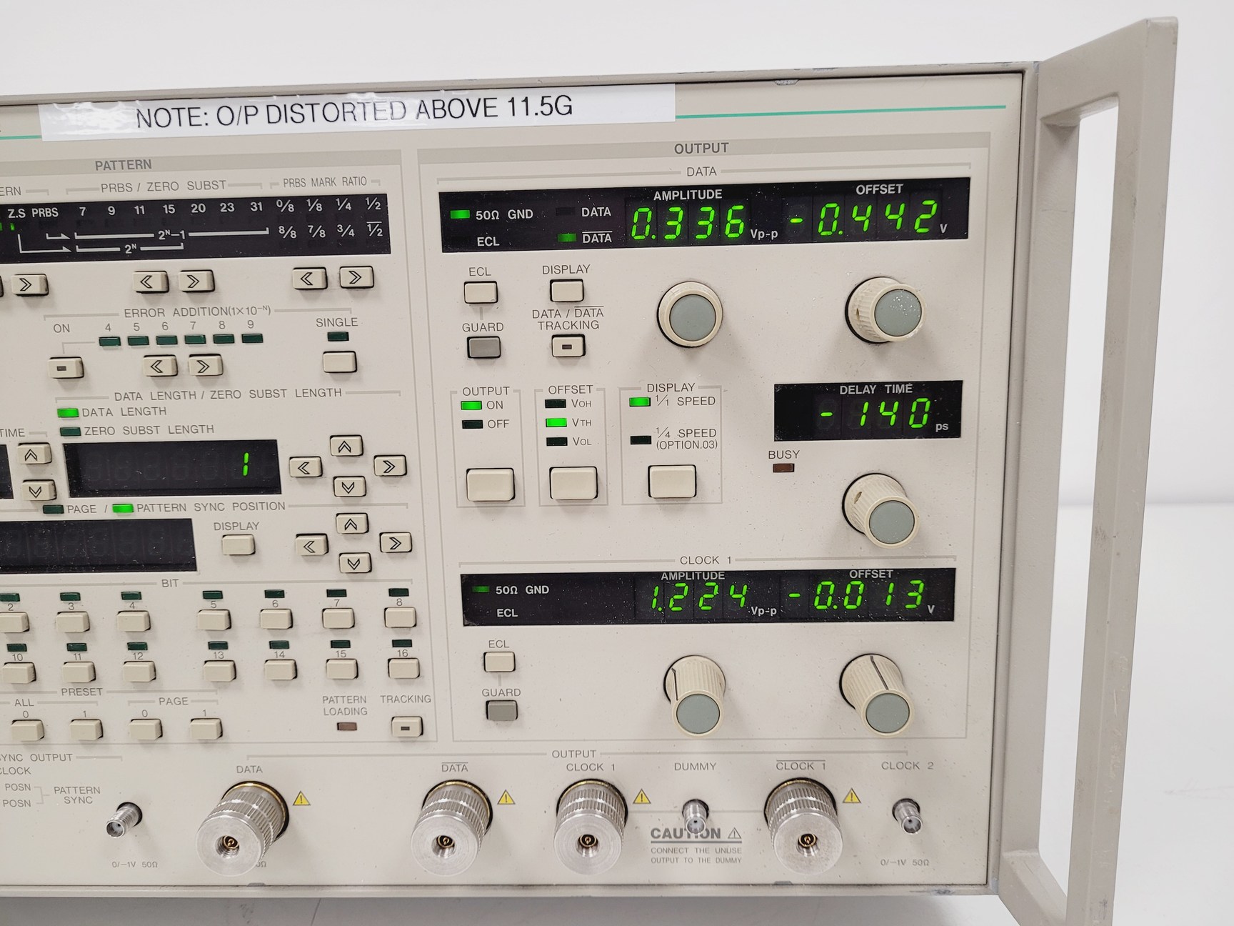 Anritsu Pulse Pattern Generator MP1763B & Anritsu Error Detector ...