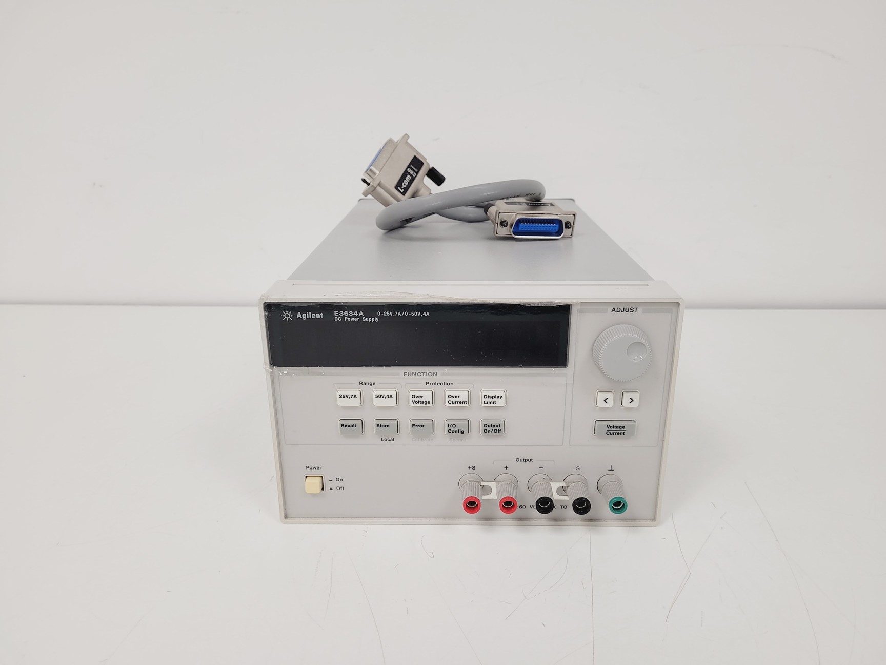 Image of Agilent DC Power Supply  Model E3634A 0EM with L-com  Series Cable Lab