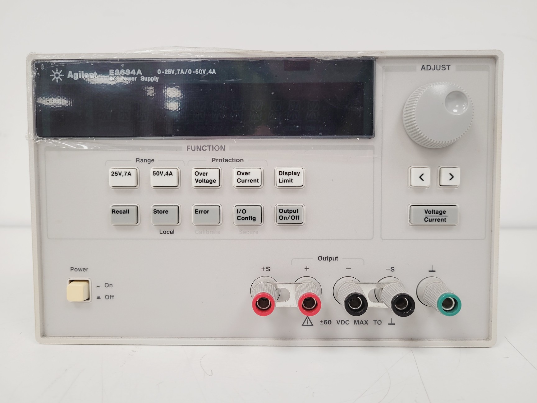 Image of Agilent DC Power Supply  Model E3634A 0EM with L-com  Series Cable Lab