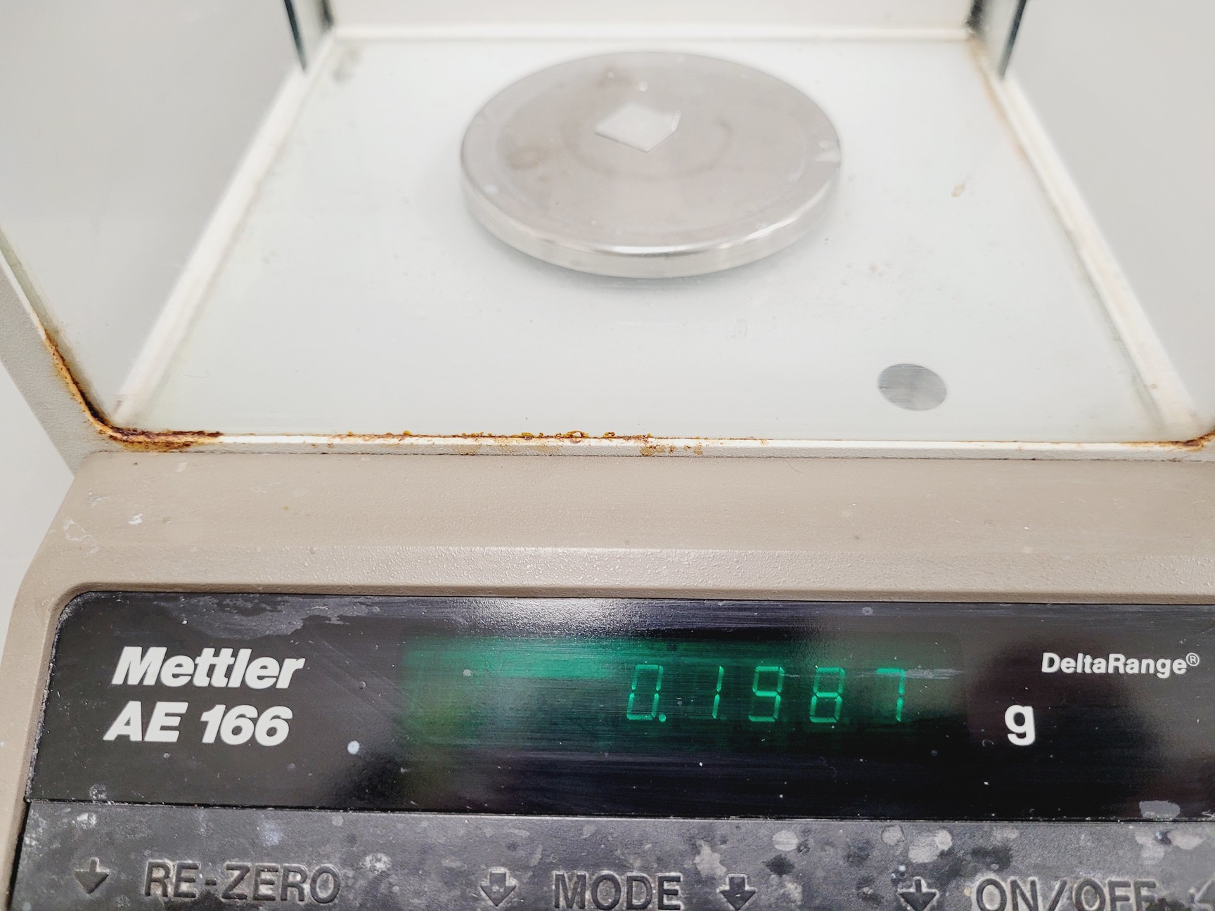 Image of Mettler AE 166 Microbalance Precision Laboratory Balance Scales Lab