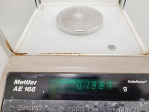 Thumbnail image of Mettler AE 166 Microbalance Precision Laboratory Balance Scales Lab