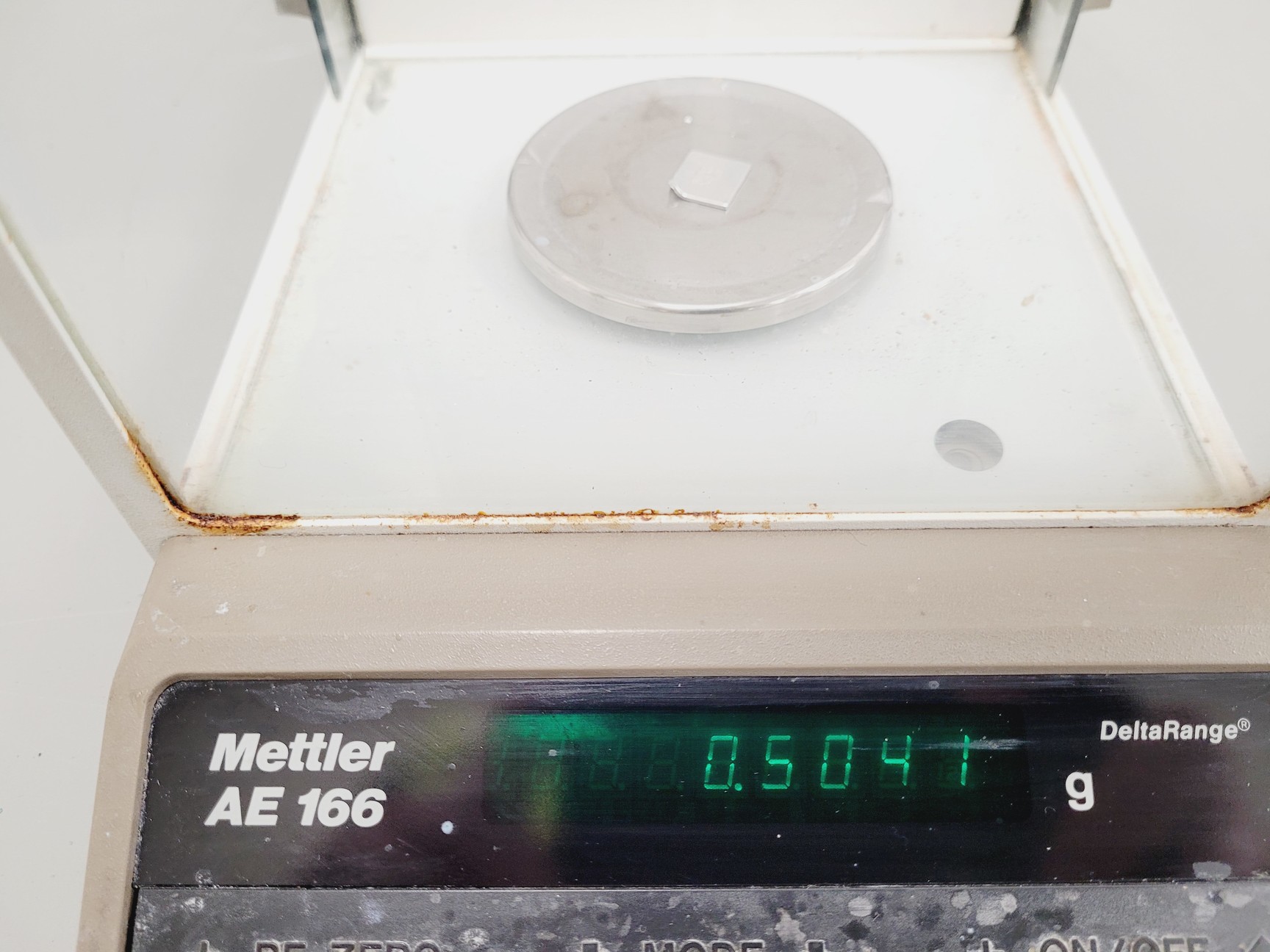 Image of Mettler AE 166 Microbalance Precision Laboratory Balance Scales Lab