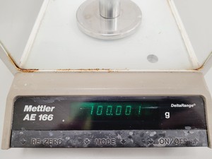 Thumbnail image of Mettler AE 166 Microbalance Precision Laboratory Balance Scales Lab