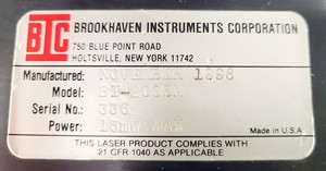 Thumbnail image of Brookhaven Instruments Model BI-200SM Light Scattering Research Goniometer Lab