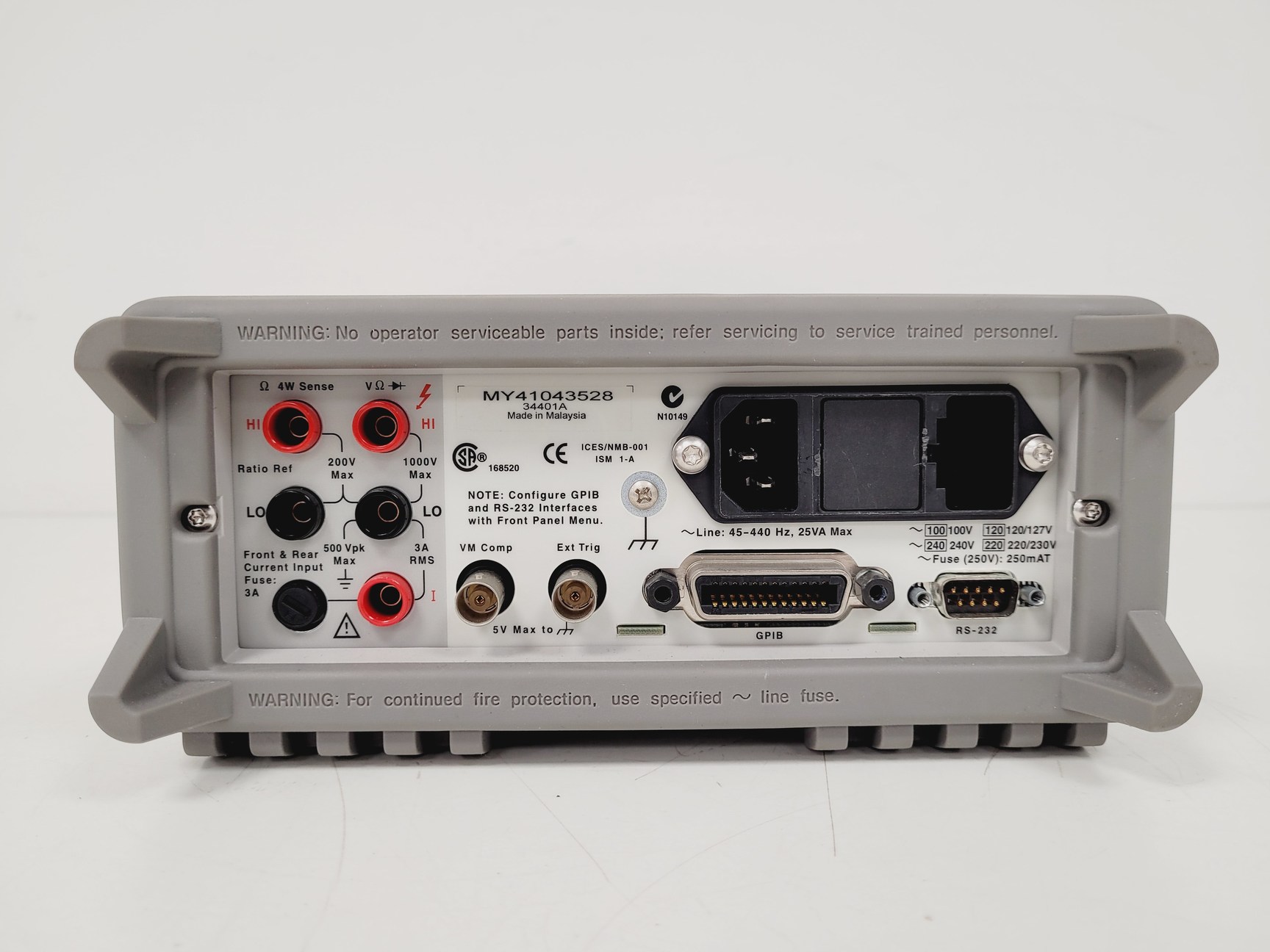 Image of Agilent 61/2 Digit Multimeter Model 34401A Lab