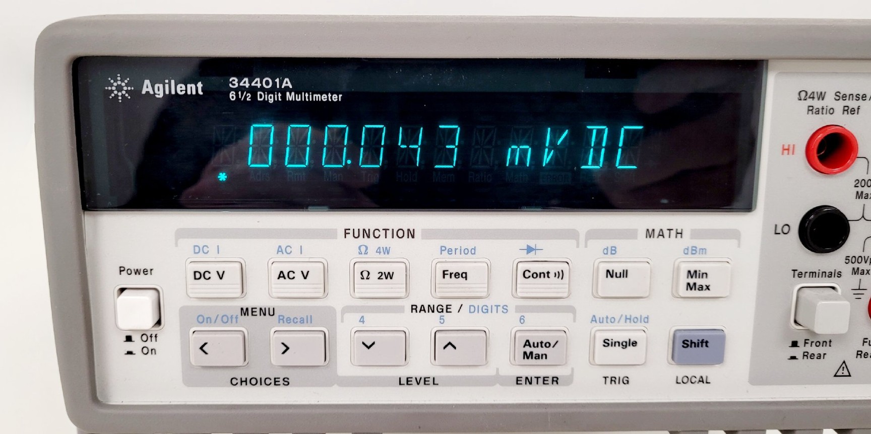 Image of Agilent 61/2 Digit Multimeter Model 34401A Lab