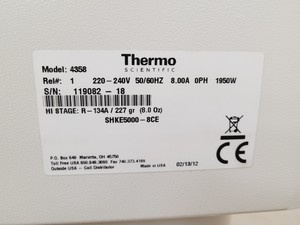 Thumbnail image of Thermo Scientific MaxQ 5000  Refrigerated Incubator Shaker SHKE5000-8CE Lab 