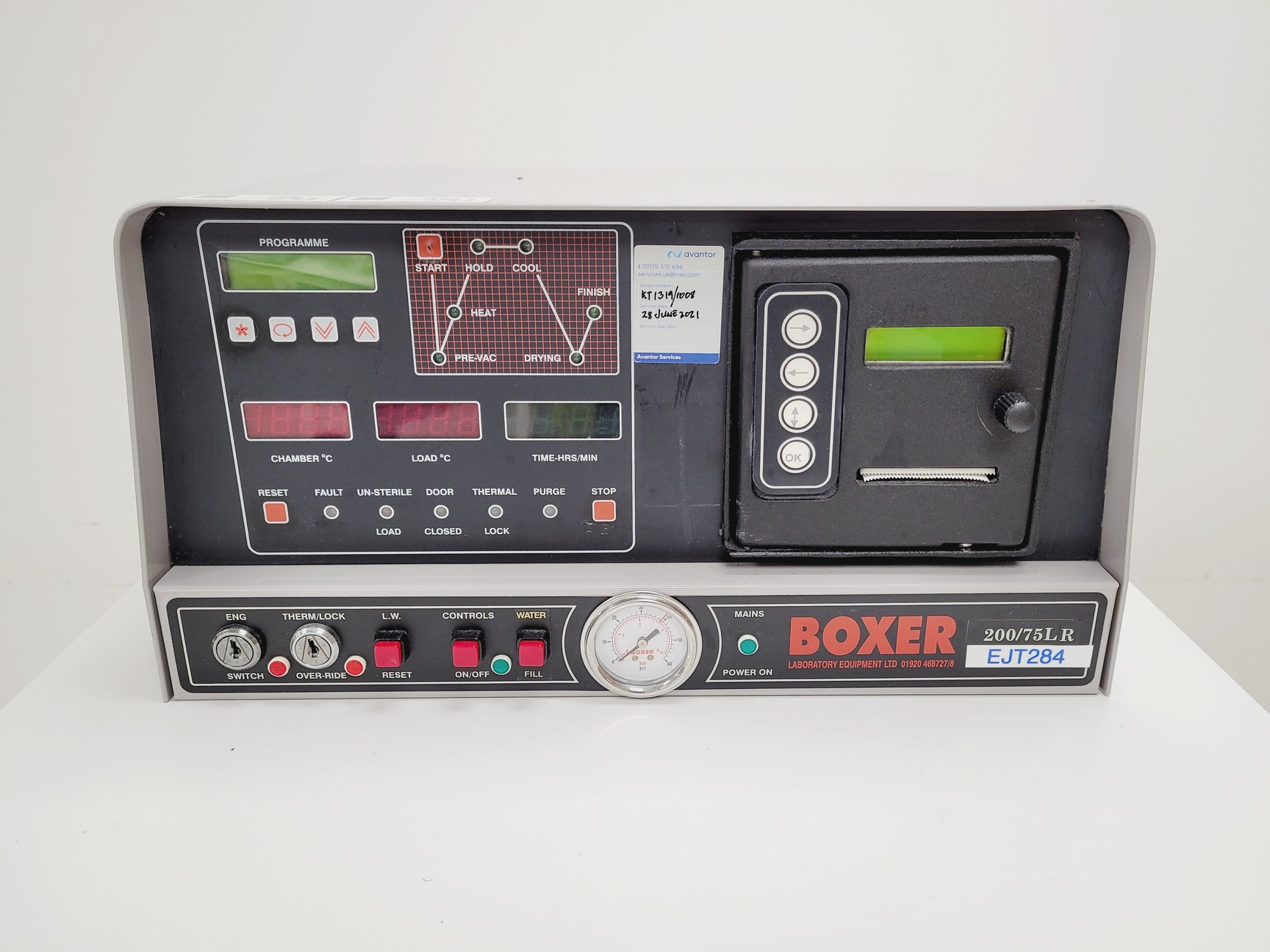 Image of Boxer Autoclave  Machine Type -200/75LR Lab