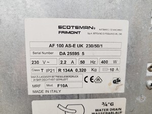 Thumbnail image of Scotsman AF 100 Ice Flaker  Model AF100 AS-E UK 230/50/1 Lab Spares/Repairs