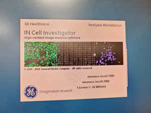 Thumbnail image of GE Healthcare IN Cell Analyzer 2000 Imaging System  Product no. 52-851714-000