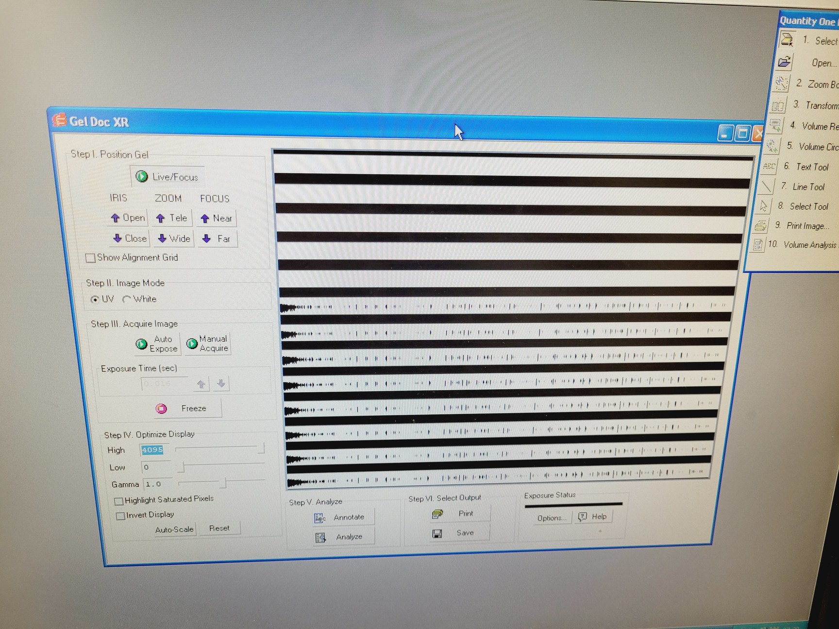 Image of Bio-Rad Universal Hood II XRS Imaging System with PC, Software & Camera Lab