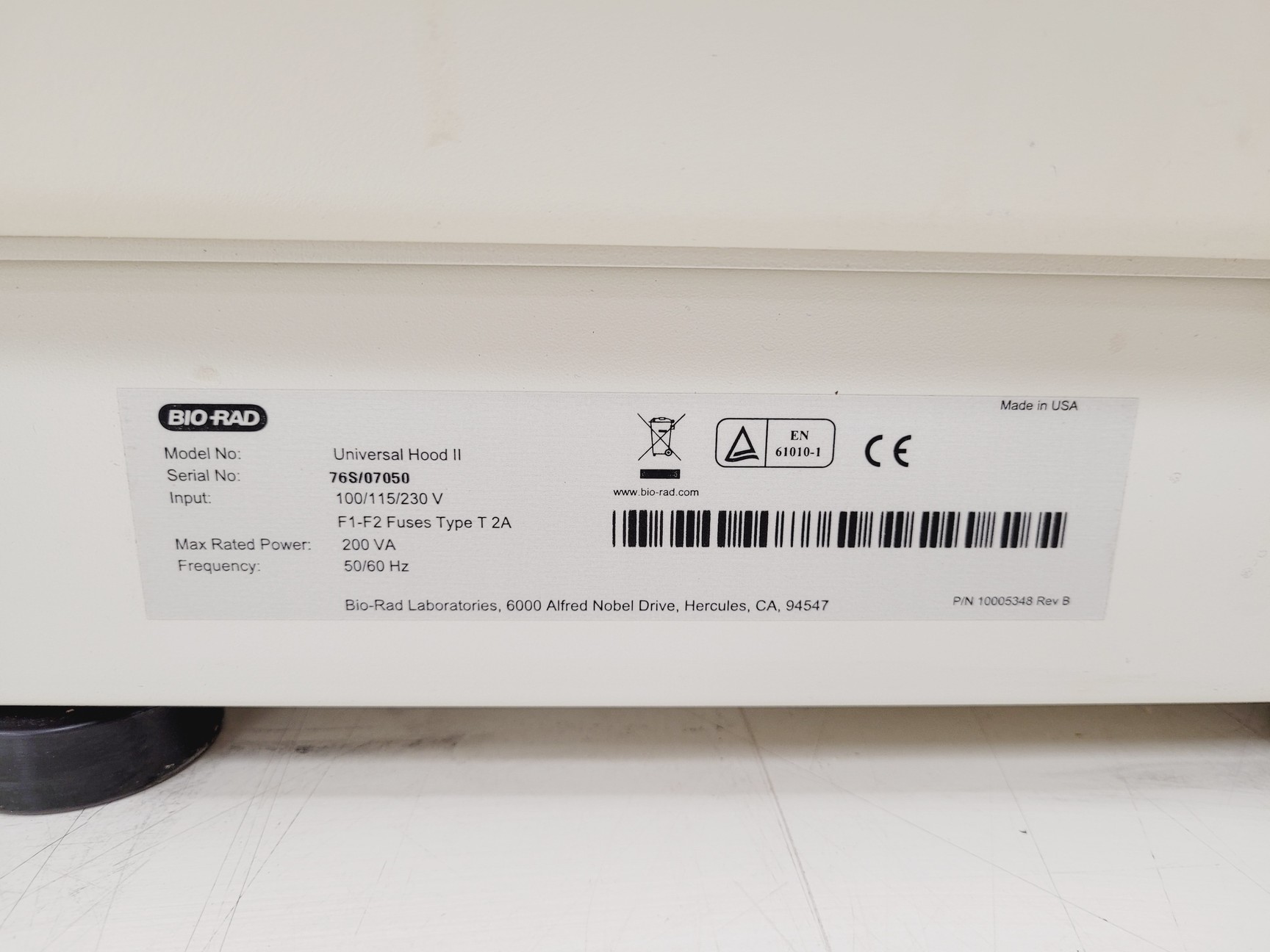 Image of Bio-Rad Universal Hood II XRS Imaging System with PC, Software & Camera Lab