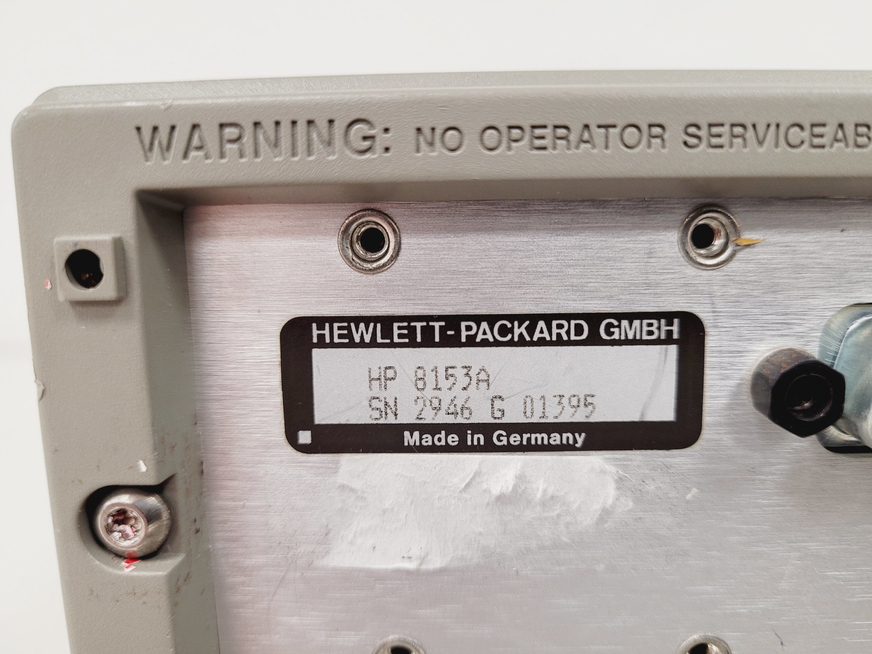Image of Hewlett Packard Lightwave Multimeter Model 8153A Lab