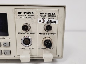 Thumbnail image of Hewlett Packard Lightwave Multimeter Model 8153A Lab