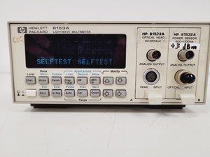 Thumbnail image of Hewlett Packard Lightwave Multimeter Model 8153A Lab