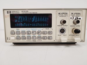 Thumbnail image of Hewlett Packard Lightwave Multimeter Model 8153A Lab