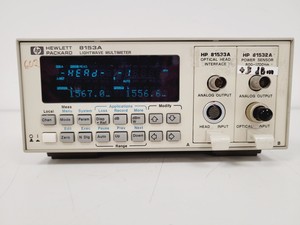 Thumbnail image of Hewlett Packard Lightwave Multimeter Model 8153A Lab