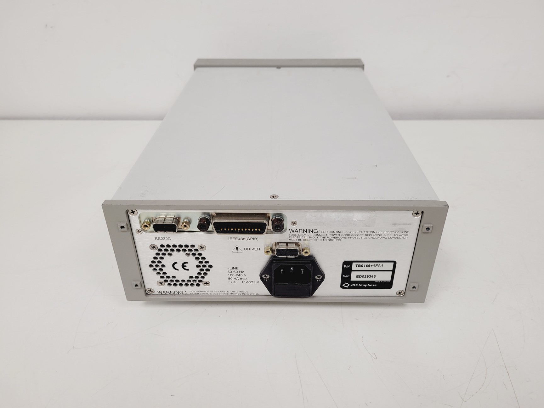 Image of JDS Uniphase Optical Grating Filter Model TB9  Part No. TB9166+FA1