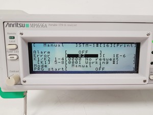 Thumbnail image of Anrtisu Portable STM-16 Analyzer Model MP1656A Lab