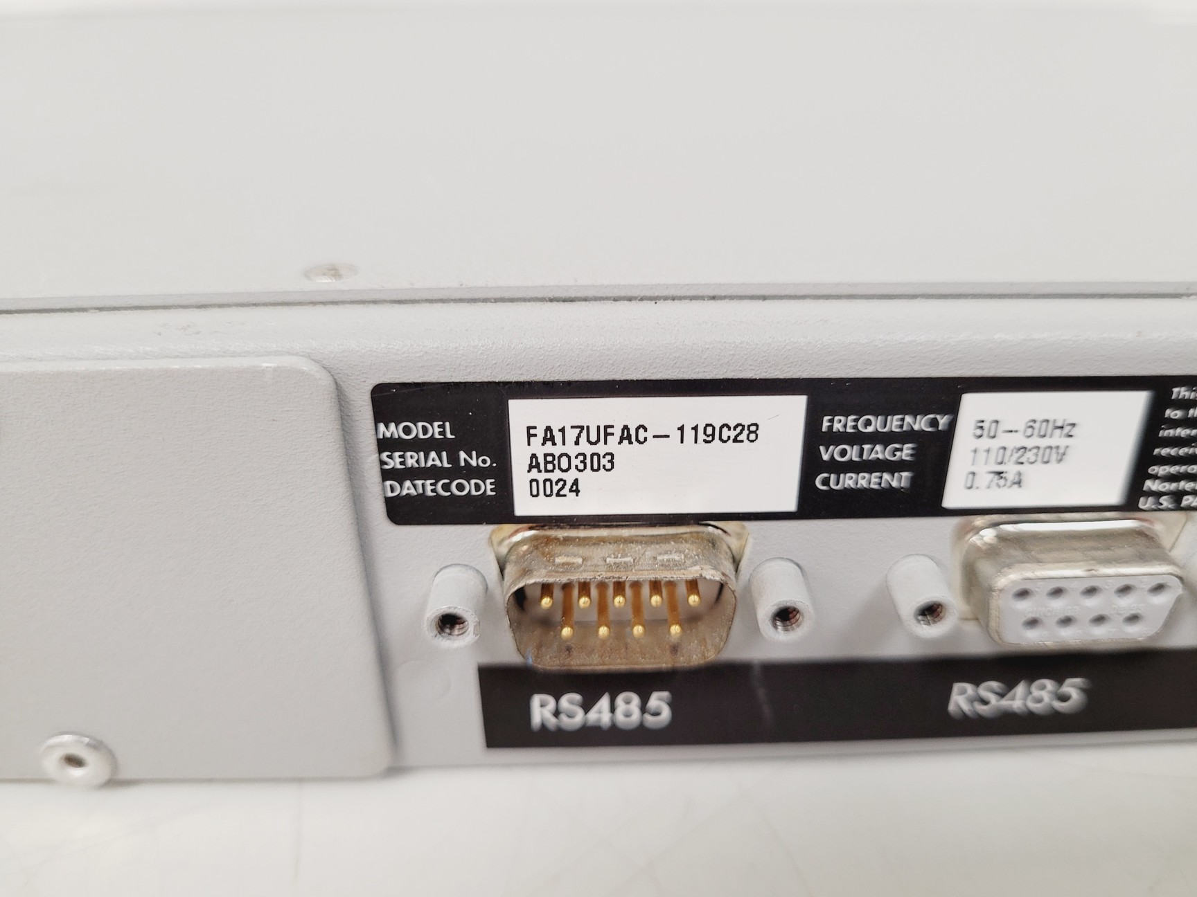 Image of Nortel Erbium Doped Fiber Amplifier Model FA17UFAC-119C28 (No Key) Lab