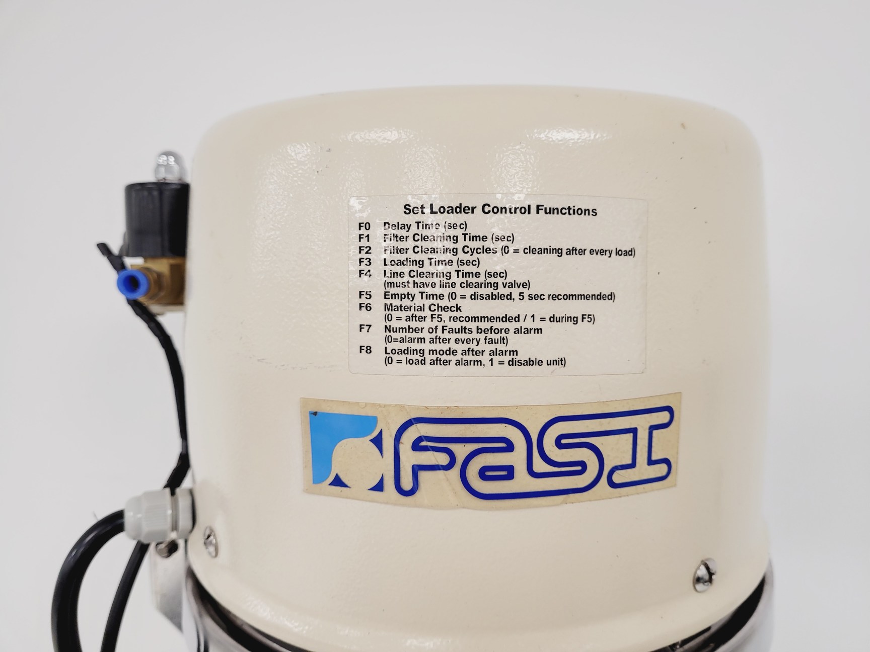 Image of FASI Single Hopper Loader Vacuum Model. EV6-40-FC Lab