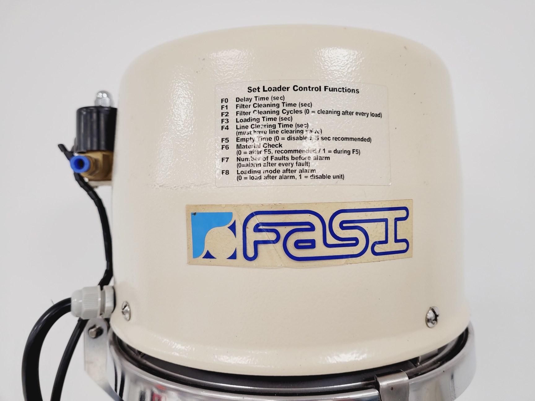 Image of FASI Single Hopper Loader Vacuum Model. EV6-40-FC Lab