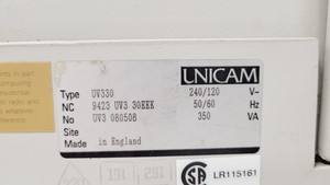 Thumbnail image of Unicam UV330 UV/VIS Spectrophotometer  Lab Spares/Repairs