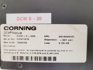Thumbnail image of Corning Fiber DCM Module DCM-C-020 Lab